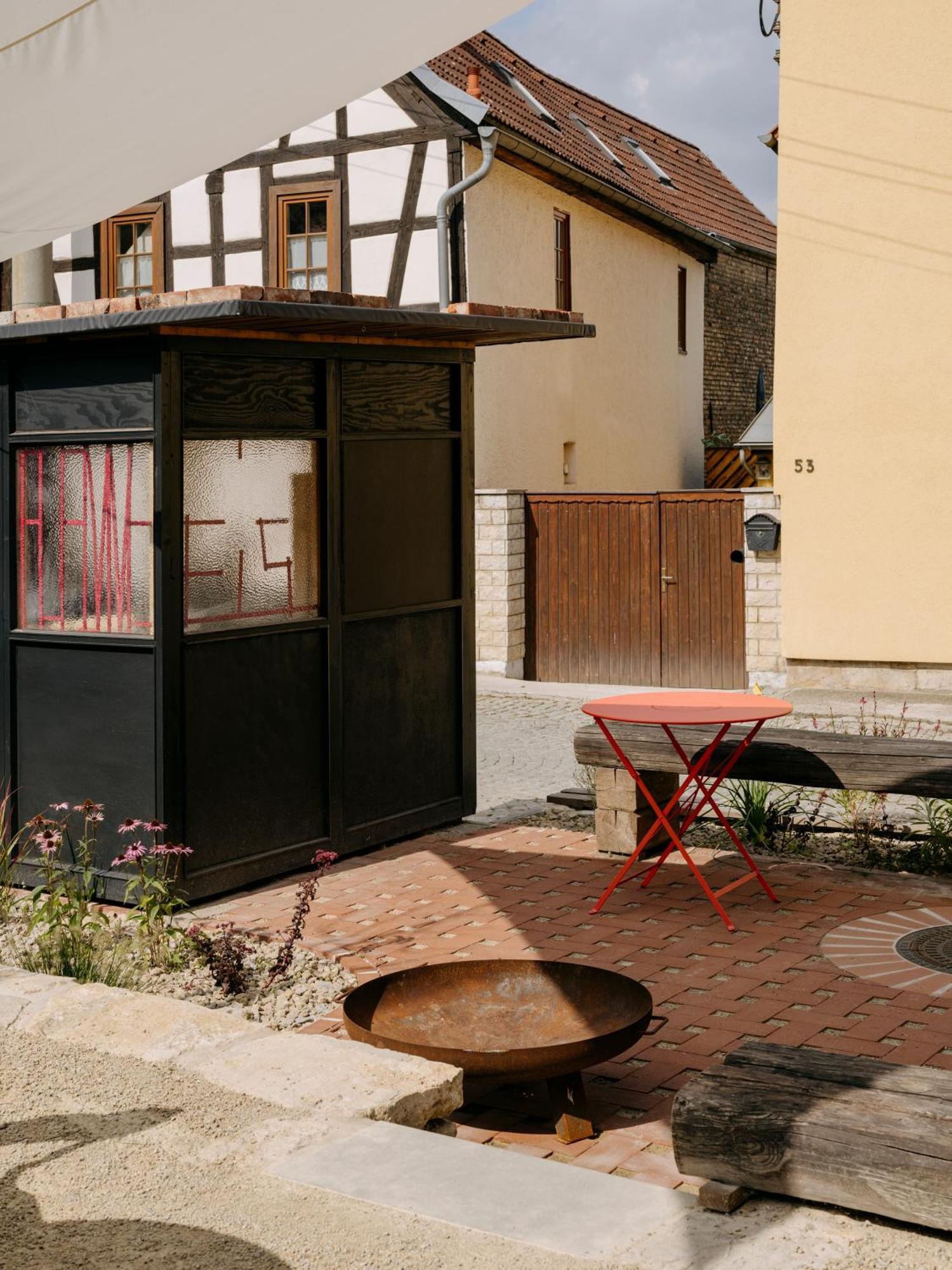 Ferienhaus Jena - Feuer Und Flamme Exterior foto